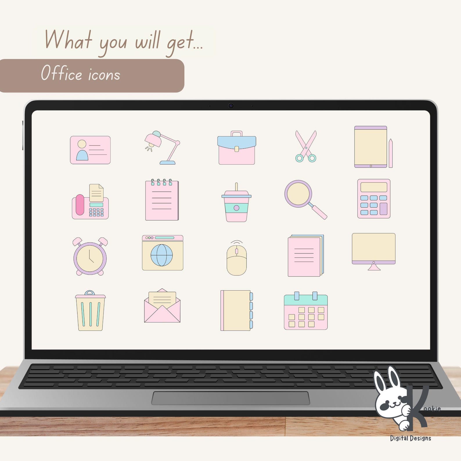 130 Colorful Desktop Icons, Mac and Windows (digital Download) - Etsy