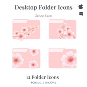 12 desktop icons, mac folders, icons for folders, mac icons, icons for windows 11, icons pack, windows folder icons, icon bundle