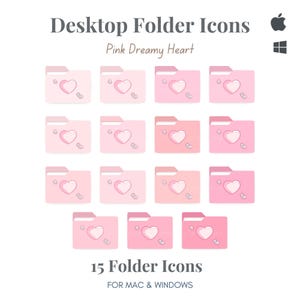 15 icons for folders, desktop icons, mac folders, mac icons, icons for windows 11, icons pack, windows folder icons, icon bundle