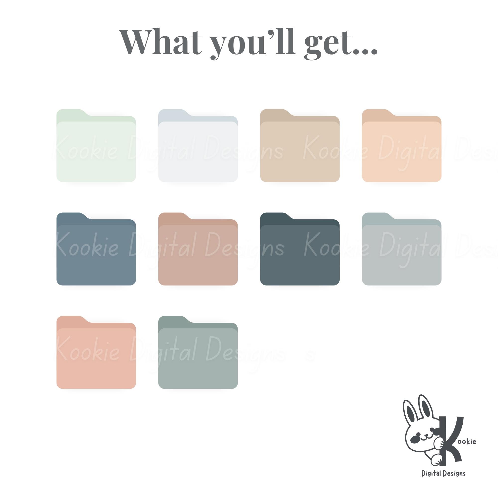 30 Desktop Folder Icons, Icons for Folders, Mac Folder, Mac Icons ...