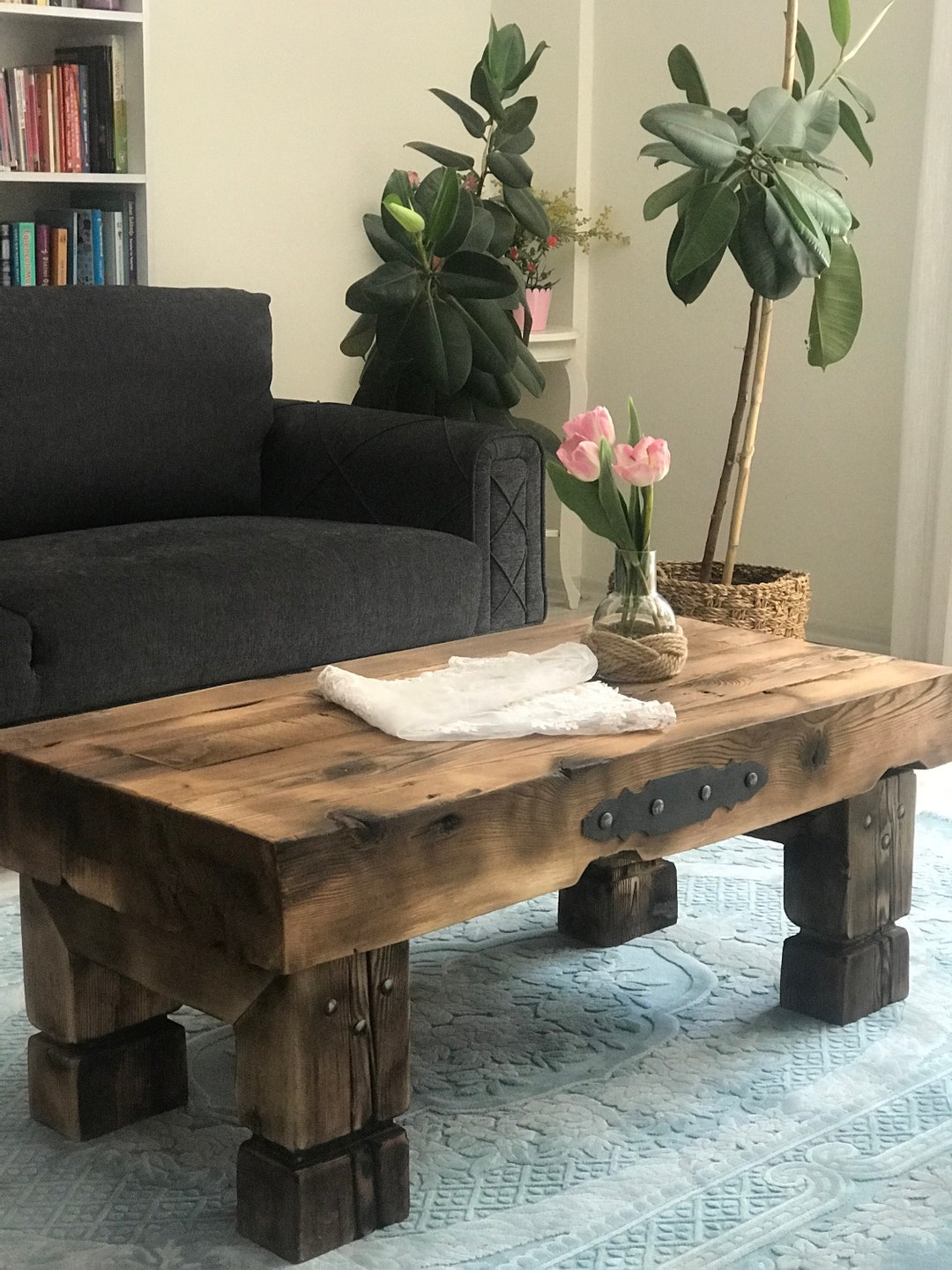Elegant Recycled Rustic Vintage Coffee Table Unique Rustic Coffee Table ...