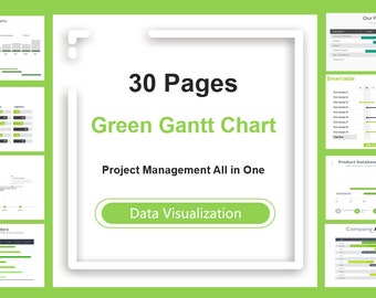 Project Management Template | PPT Dashboard | Project Tracker | Project Planner | Powerpoint Template | Project Timeline | Gantt Chart