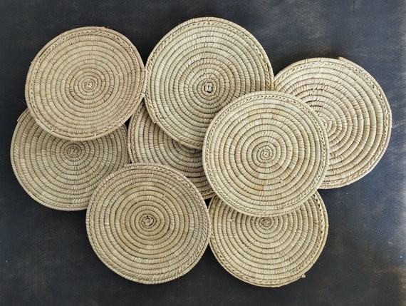 Seagrass Woven Wall Basket: Boho Fall Decor (12-13 inches)