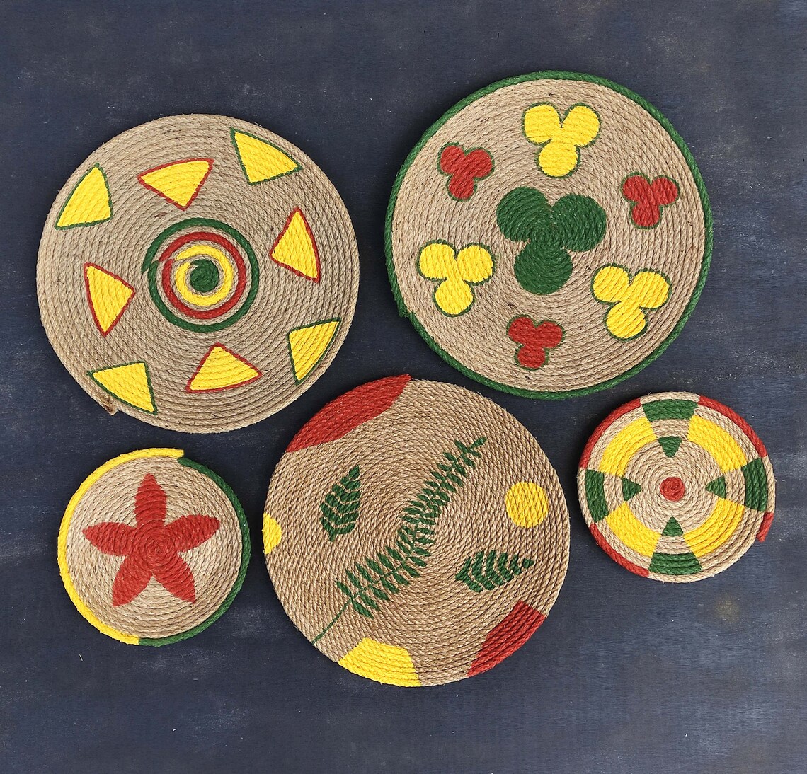 African Wall Basket, Wall Basket, Wall Plate, Wall Tray, Wall Plate