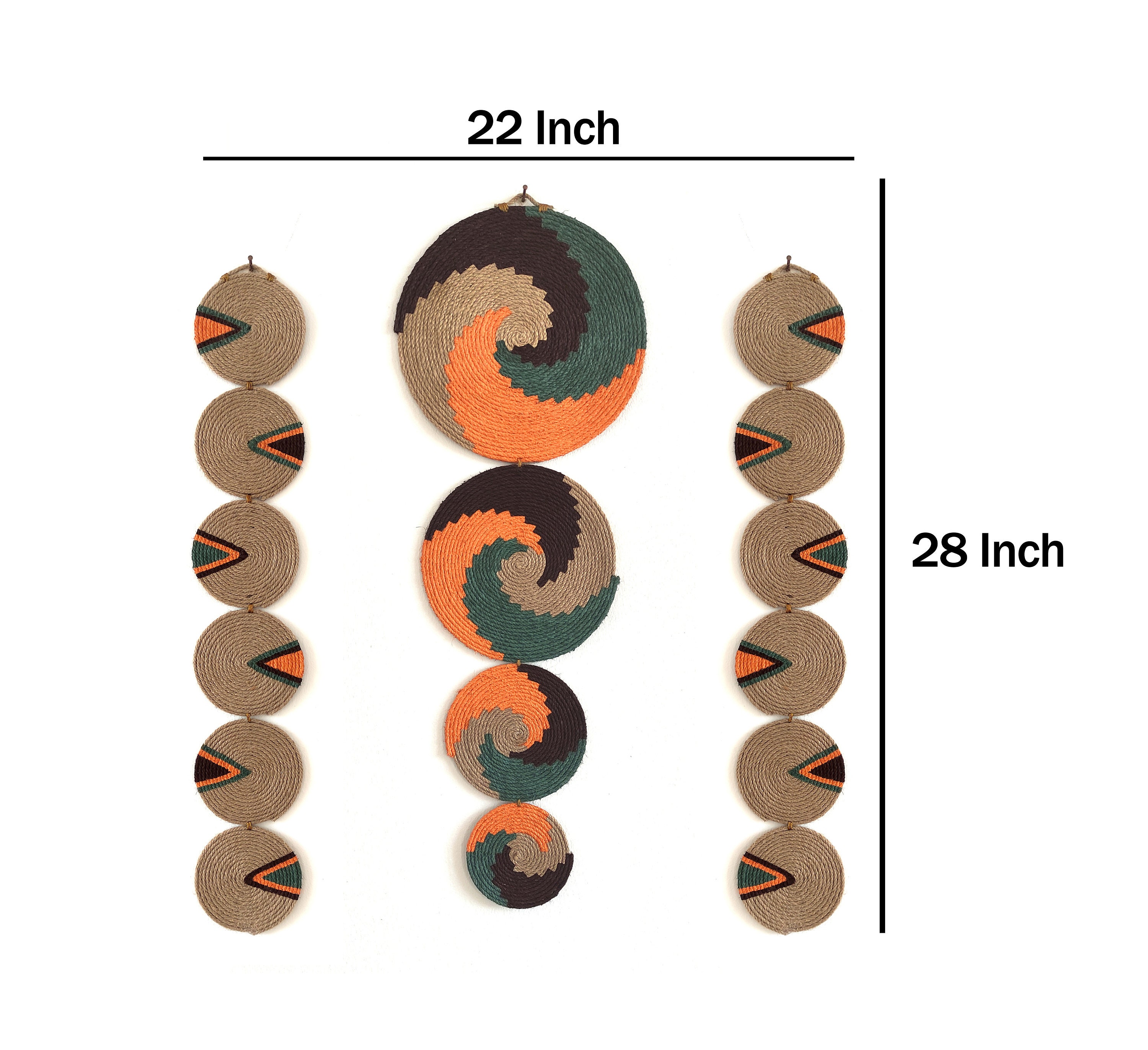 Wall Panel Set, Wall Basket, Wall Art, Wall Plates, Boho Wall Plate