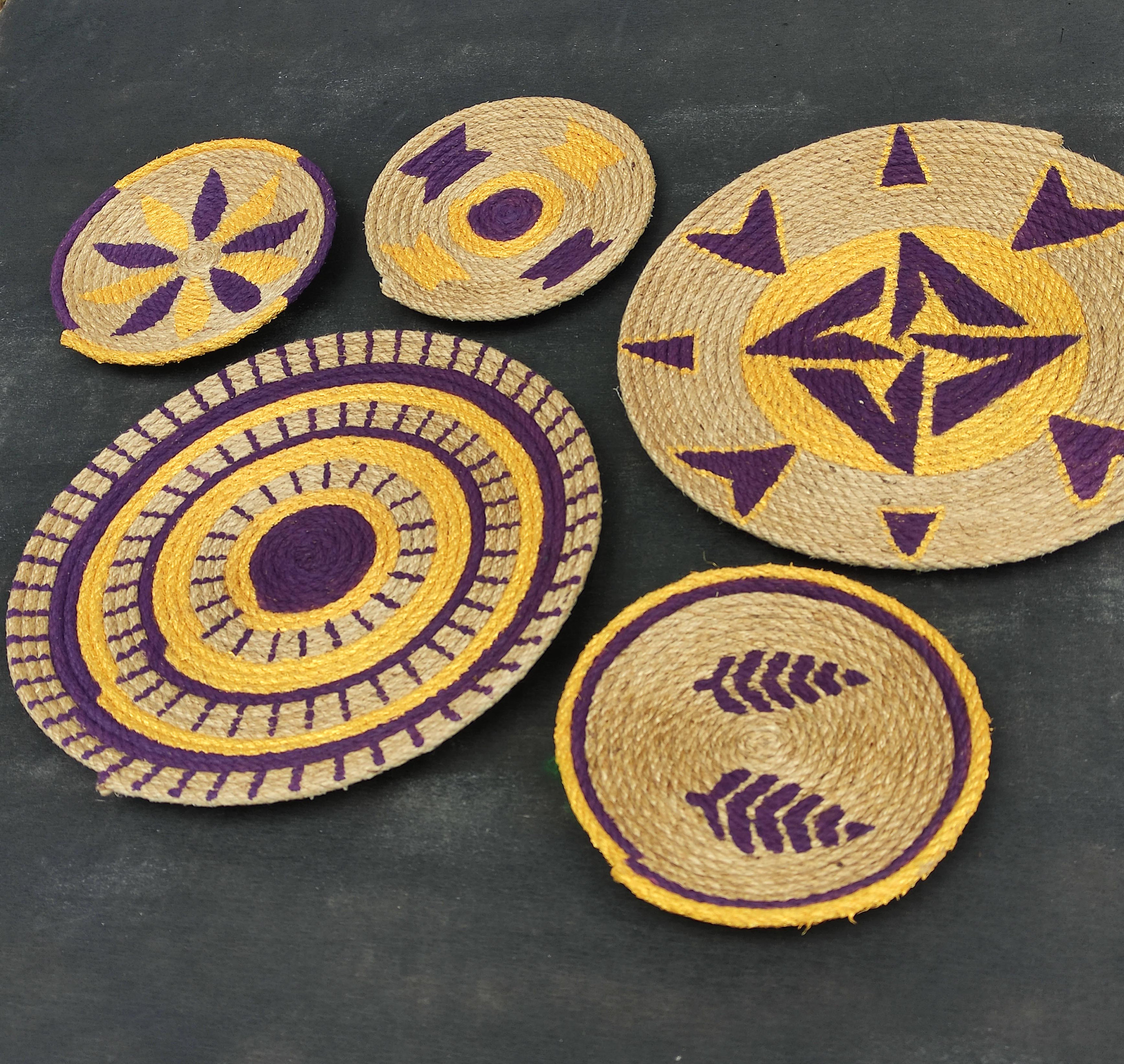 Wall Plate African Wall Plates Handmade Wall Plate Set of Etsy