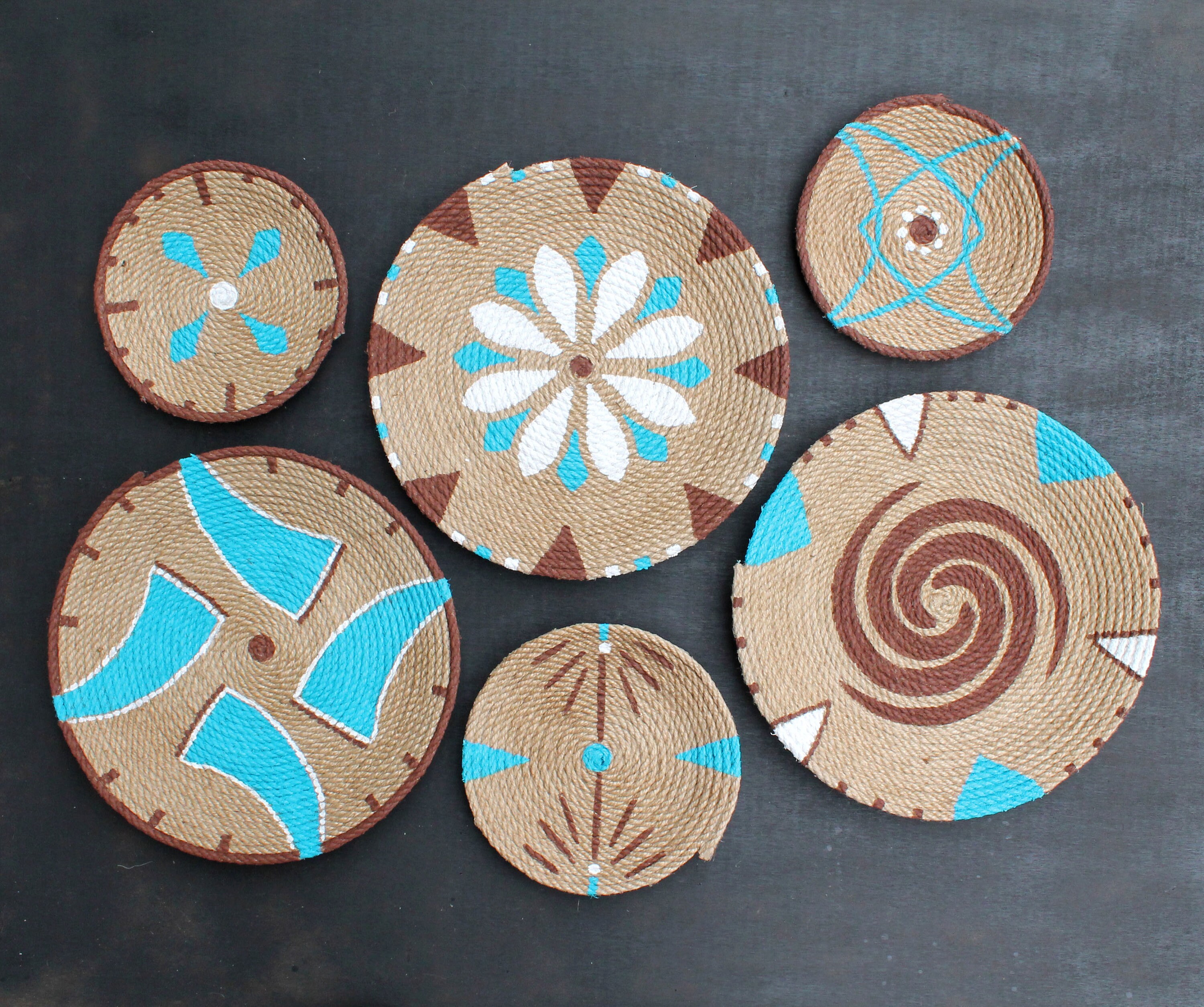 African Wall Basket, Wall Plates, Wall Baskets, African Basket Art