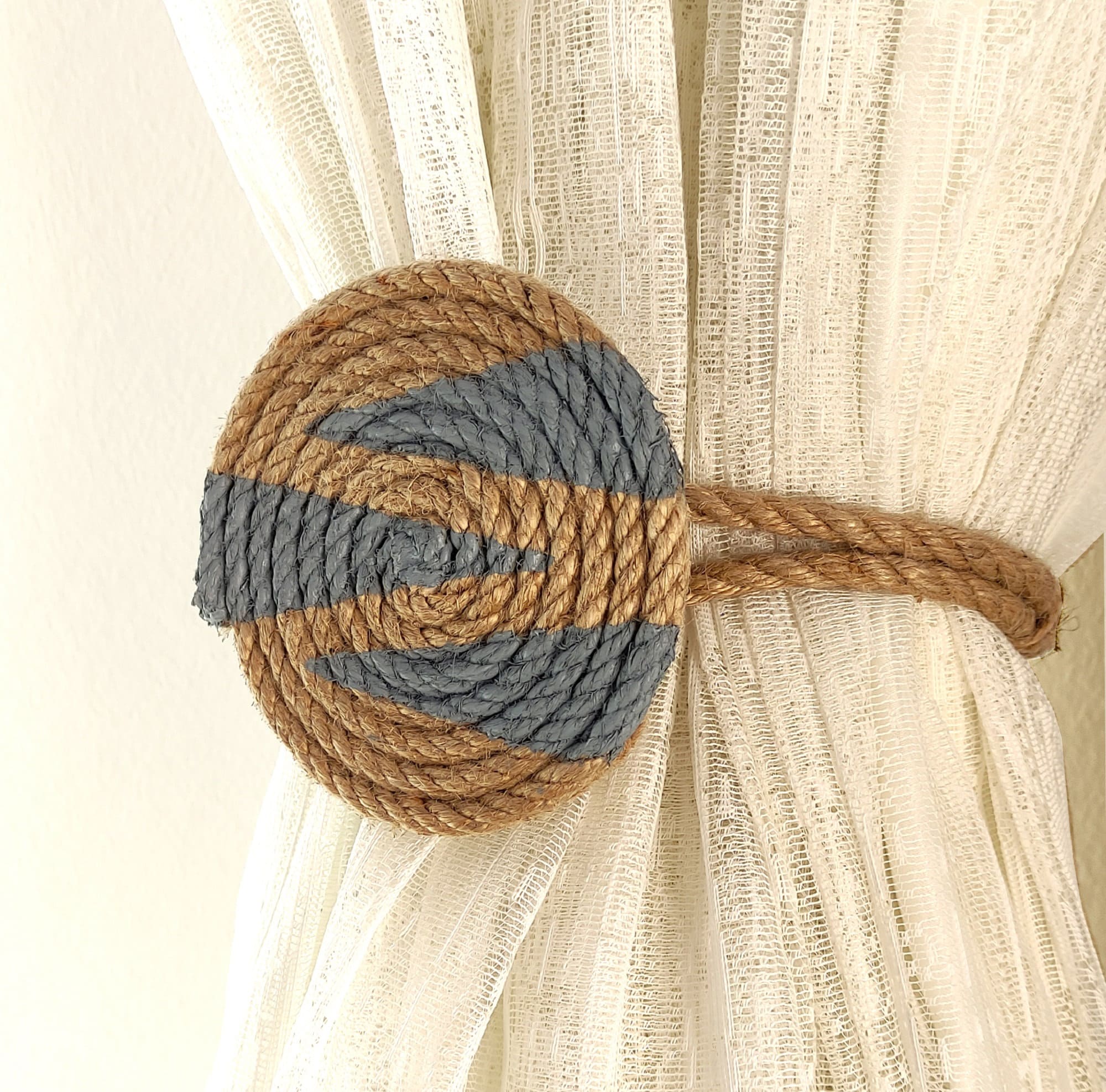 Curtain Decor, Handmade Curtain Tie Backs Set, Curtain Holder, Home