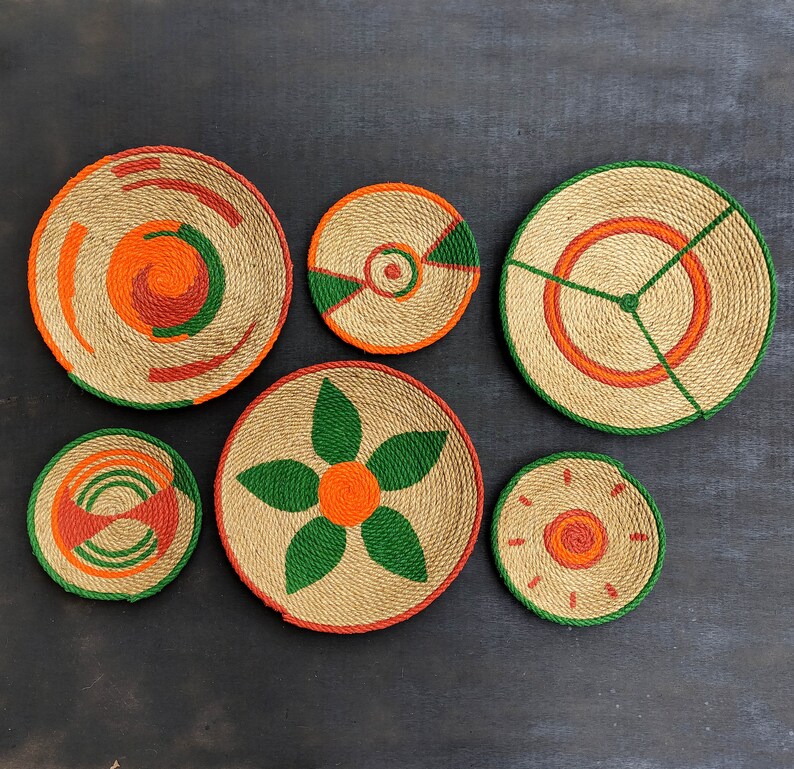 African Wall Plate Wall Plates Wall Basket African Wall Etsy