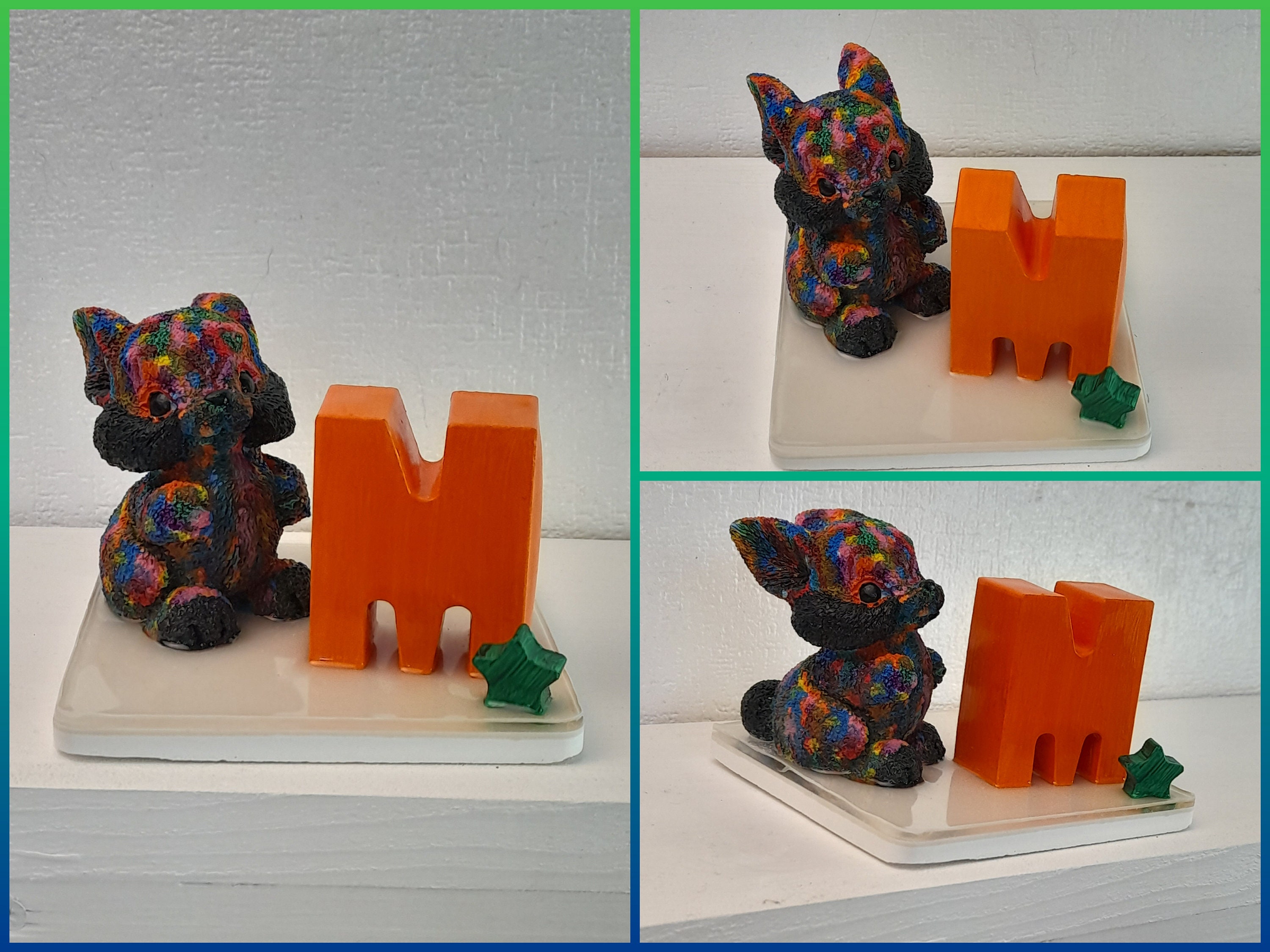 Figurine Lapinou Initiale Personnalisable