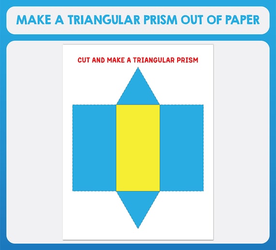 3d Triangular Prism Cut Out