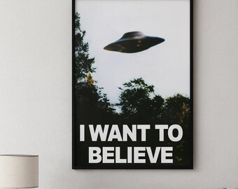 X Files Poster, X Files Poster Print, X Files Series Poster Print, The X-Files, Tv Series Posters Art, Poster Wall Art