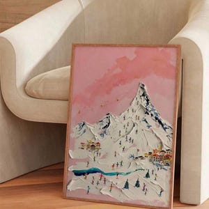 Skiing Wall Art