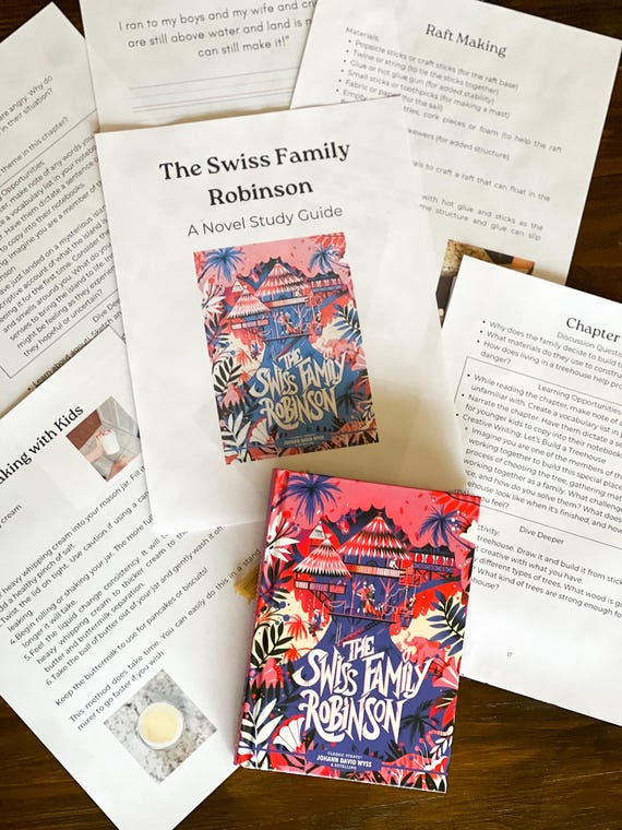 The Swiss Family Robinson Novel Study | Homeschool Unit Study | Literature Guide | Charlotte Mason Inspired Curriculum