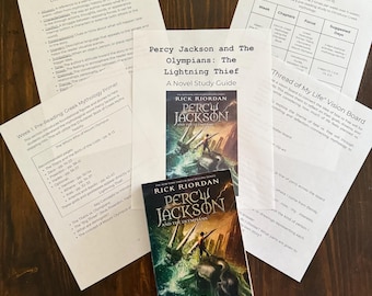 Percy Jackson and the Olympians: The Lightning Thief Novel Study | Homeschool Unit Study | Literature Guide | Charlotte Mason Inspired