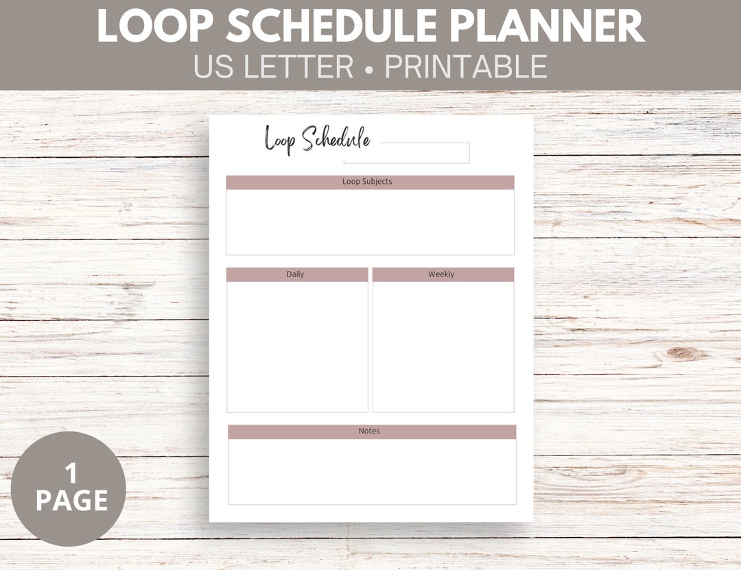 loop-schedule-planner-homeschool-loop-schedule-printable-loop-schedule