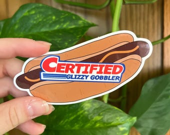 Hot Dog Glizzy Gobbler Sticker