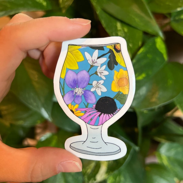 Tulip Glass Sticker