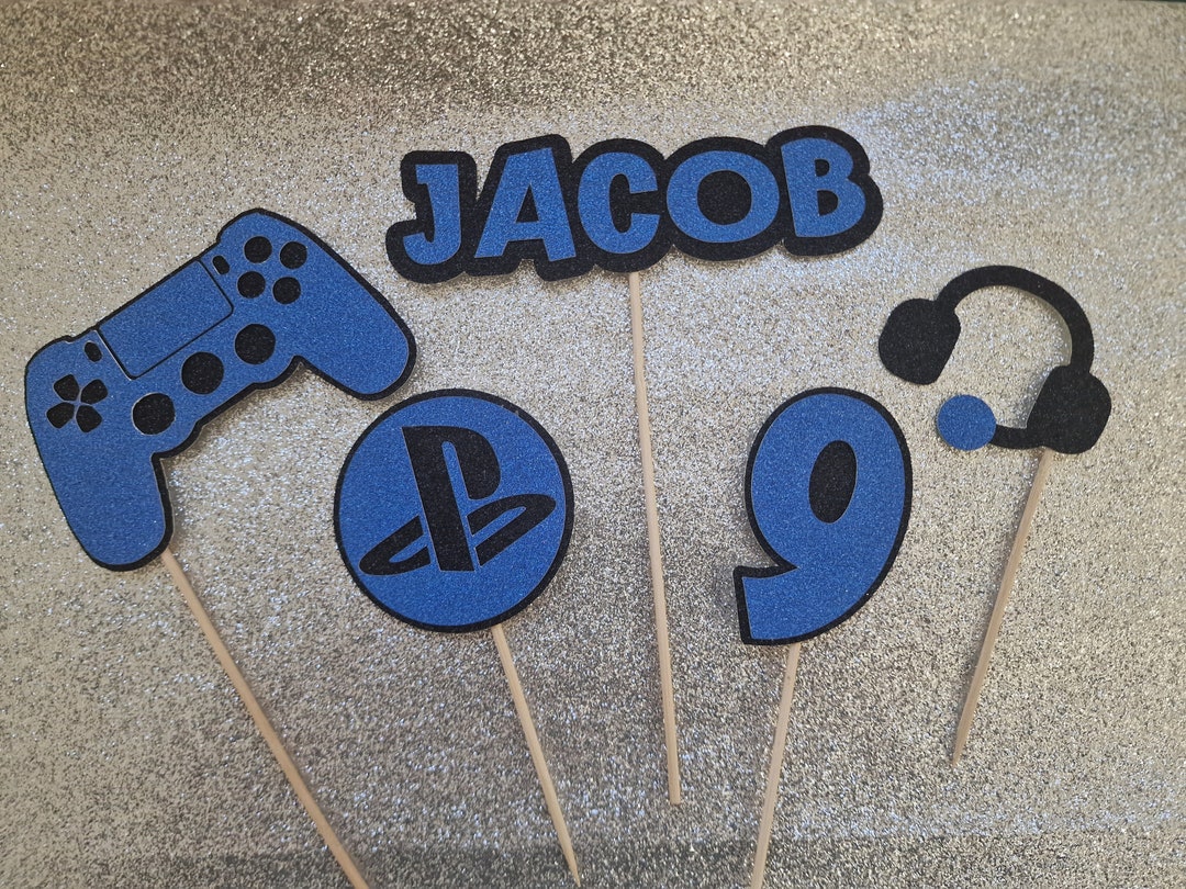 Gamer Cake Toppers, Personalised, PS5, Xbox - Etsy UK