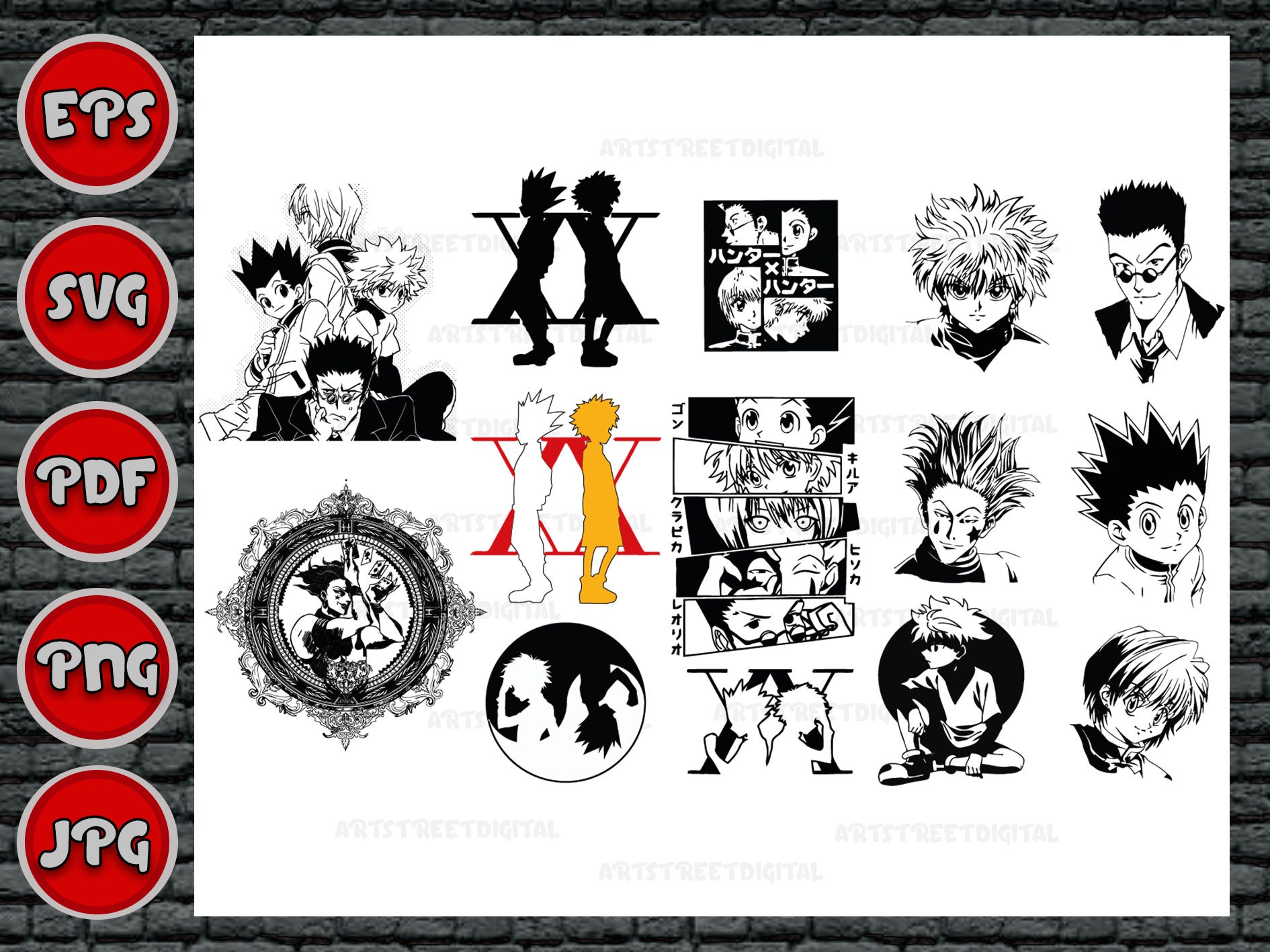 Hisoka Card - Etsy