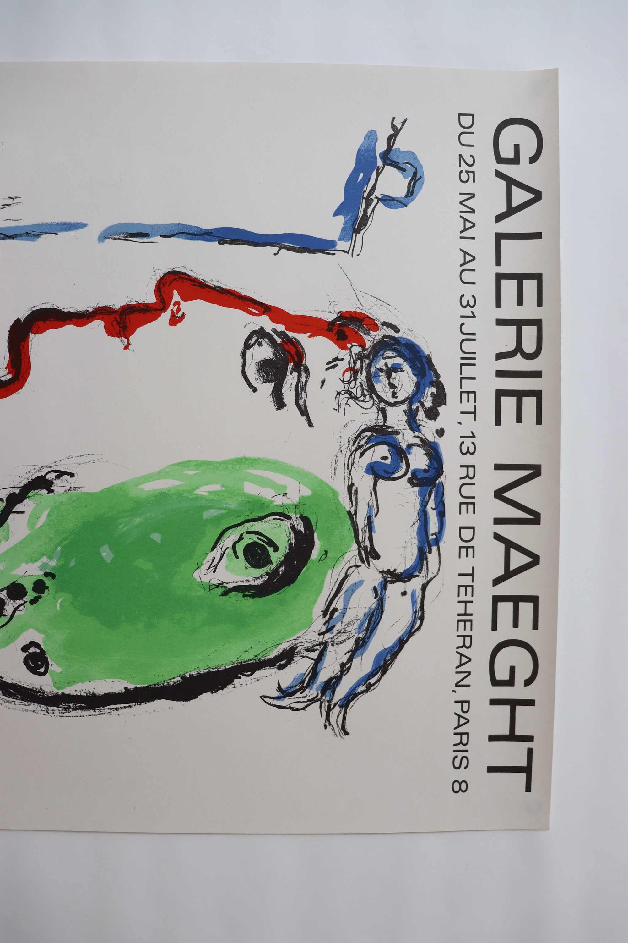 Marc Chagall Exhibition Poster Etsy