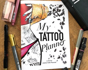 Tattoo Planner Zine | Draw Your Dream Tattoos (Digital Download)
