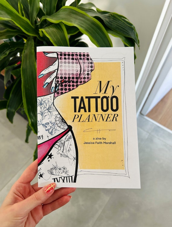 Tattoo Planner Zine | Draw Your Dream Tattoos - Etsy