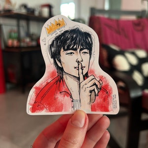 Adesivo Gongyoo del dramma coreano "Coffee Prince" (1pz) / Divertente idea regalo per gli amanti del K-Drama / Adesivo 커피프린스