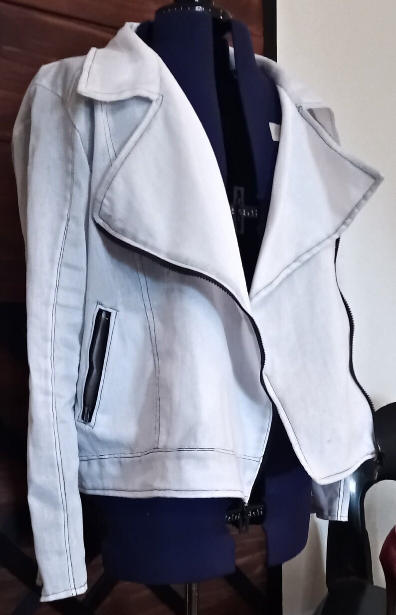 Biker Jacket Sewing Pattern PDF Etsy