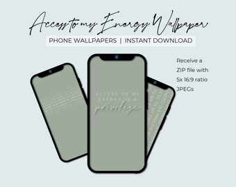 私のエネルギー フォン壁紙へのアクセス | ロック画面とホーム画面 | 美的背景 | デジタル モバイル アート | ダウンロード可能なバンドル
