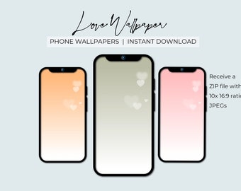 愛の携帯電話の壁紙 | ロック画面とホーム画面 | 美的背景 | バレンタインデーのテーマ | ダウンロード可能なバンドル