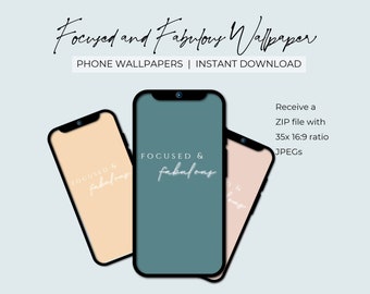 集中力と素晴らしさを兼ね備えた携帯電話の壁紙 | ロック画面とホーム画面 | 美的背景 | デジタルモバイルアート | ダウンロード可能なバンドルパック