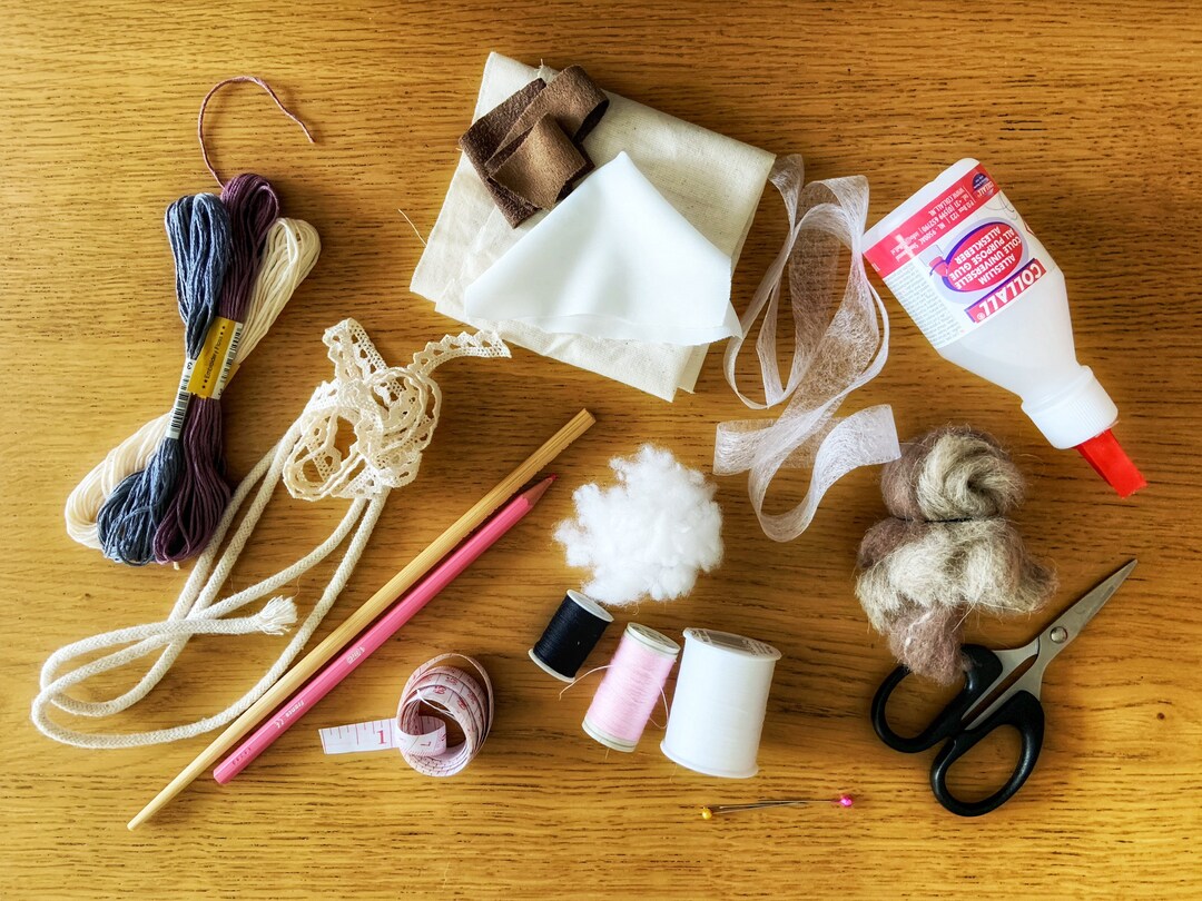 Rag Doll Kit, Make Your Own DIY Fabric Vintage Style Mia Doll Etsy