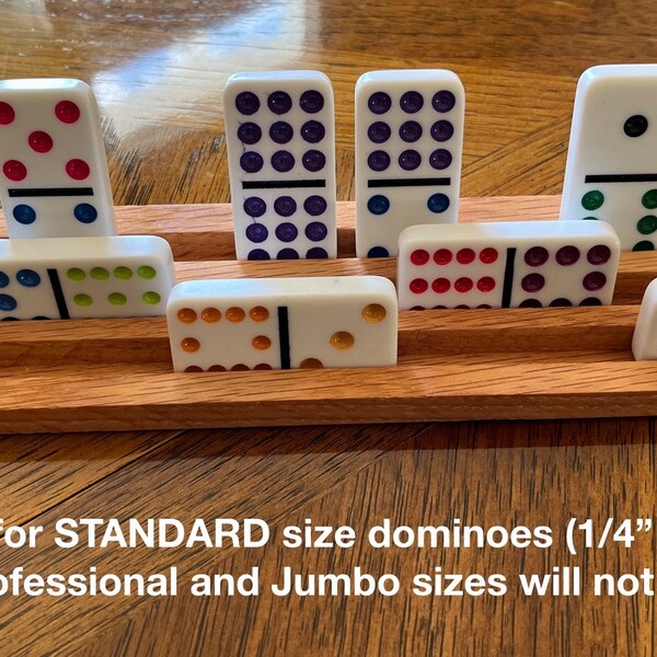 Dominoes Tray Set of 4 - Hand Crafted