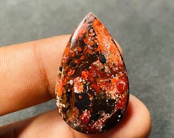 Moss Agate Healing Crystal, Natural Green Gemstone, Loose Jewelry Stone, Crystal for Jewelry Making