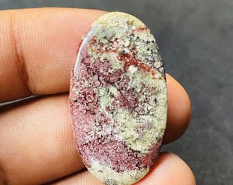 Green Moss Agate Gemstone, Natural Crystal Stone, Loose Gemstone, Jewelry Making Supply, Handmade Jewelry Stone