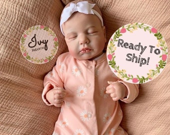 READY TO SHIP! Reborn Baby Girl 20” 5lbs Fully Weighted Newborn Doll