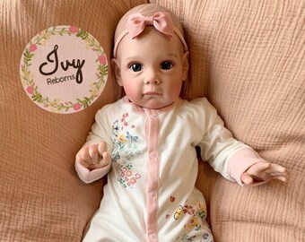 Reborn Baby Girl 22” 6lbs Fully Weighted Newborn Doll