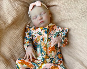 Reborn Baby Girl 21” 6lbs Fully Weighted Newborn Doll