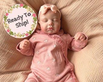 READY TO SHIP! Reborn Baby Girl 20” 5lbs Fully Weighted Newborn Doll