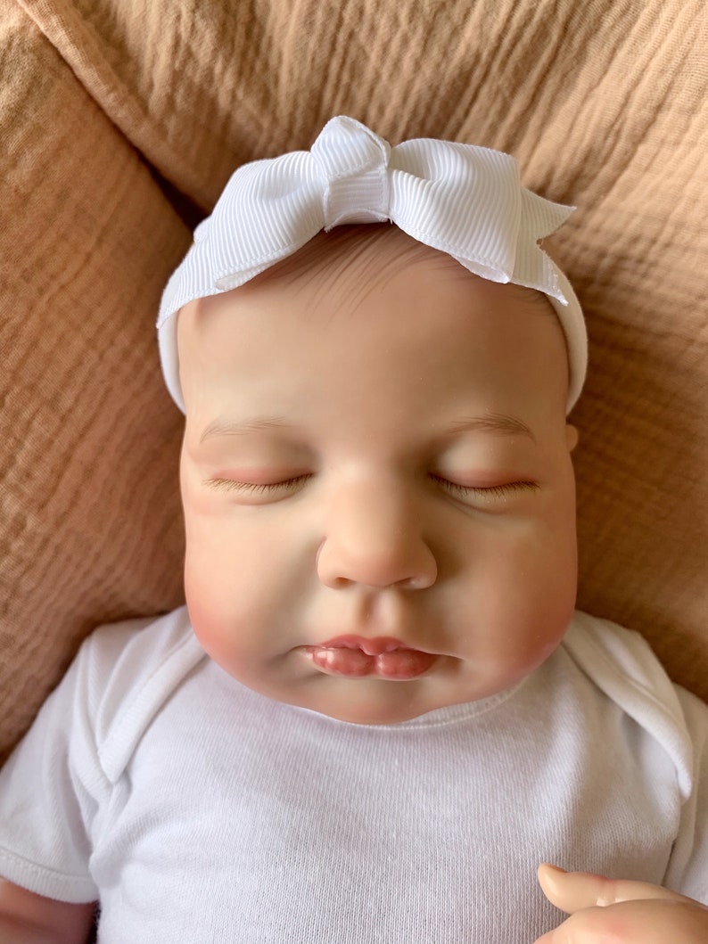 Reborn Baby Girl 20 5lbs Fully Weighted Newborn Doll image 4
