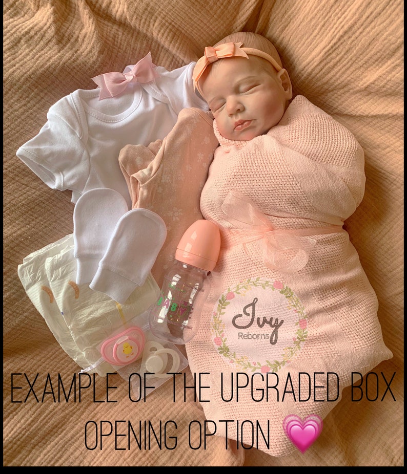 Reborn Baby Girl 20 5lbs Fully Weighted Newborn Doll image 6