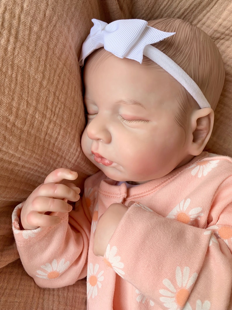 Reborn Baby Girl 20 5lbs Fully Weighted Newborn Doll image 2