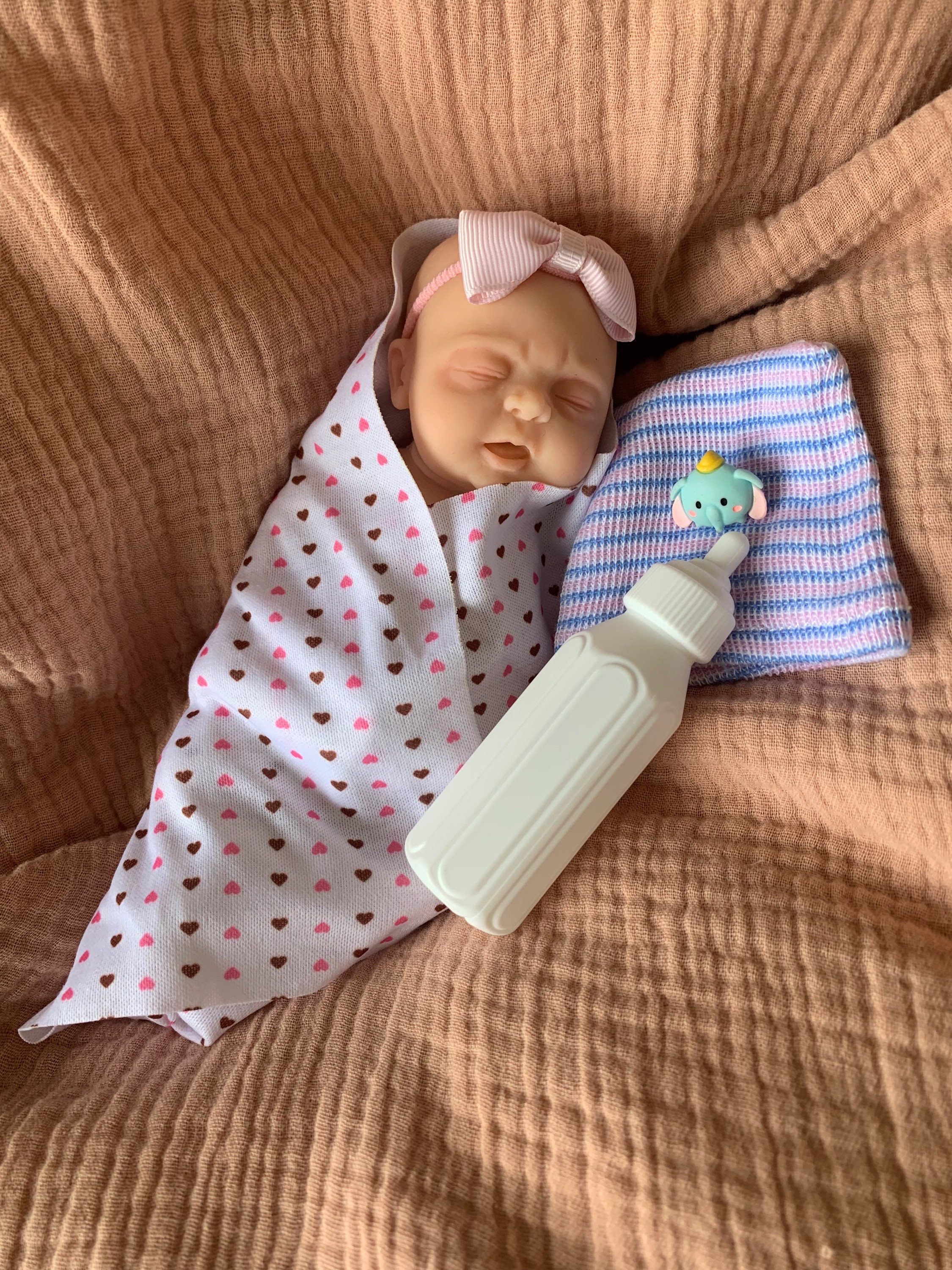 Silicone Reborn Doll 7 Micro Preemie Mini Full Body Baby Girl Etsy UK