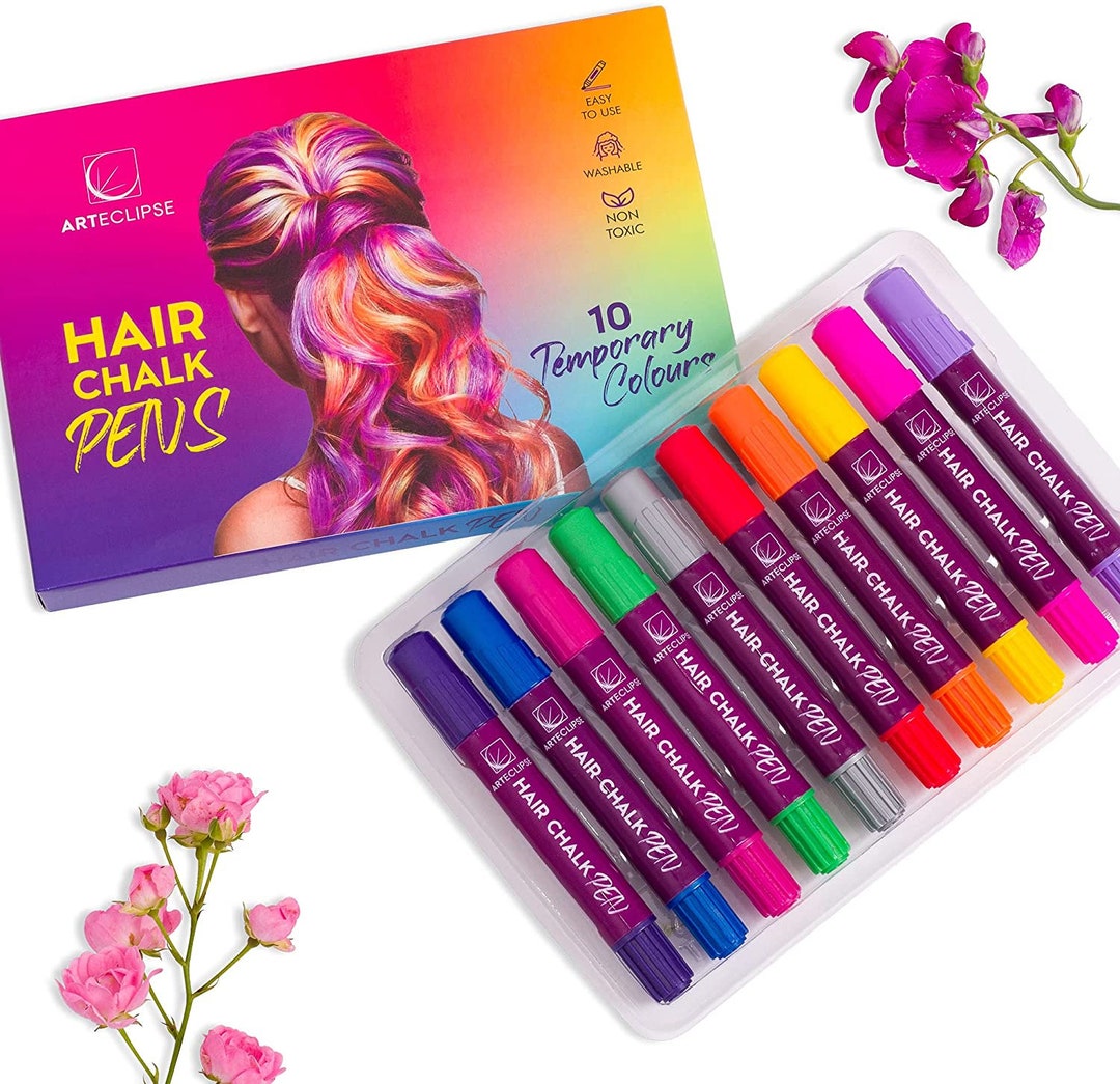 ARTECLIPSE Hair Chalk for Kids 10 Pens Temporary Non-toxic - Etsy UK ARTECLIPSE Hair Chalk for Kids 10 Pens Temporary Non-toxic - Etsy UK