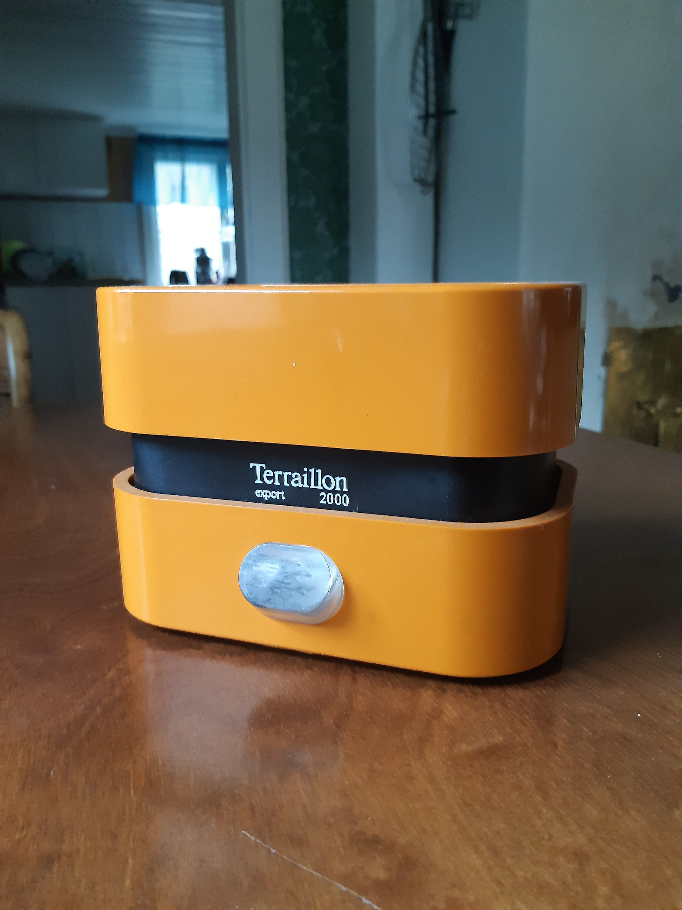 Balance de cuisine Terraillon vintage 70's orange 10 Kg, Made in