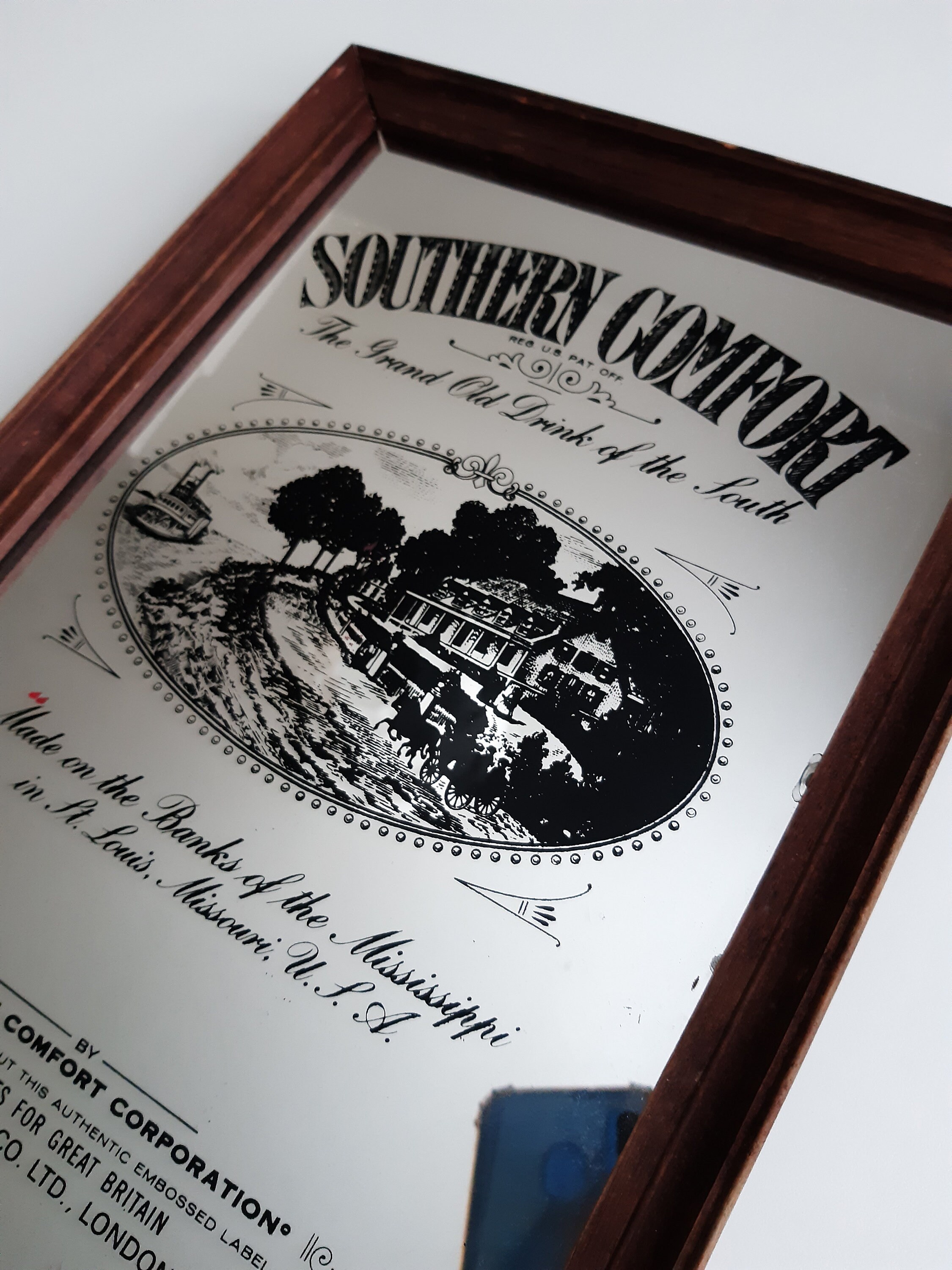 Advertising Mirror Southern Comfort - Etsy