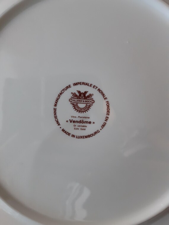 Villeroy & Boch Vendome Plate - Etsy