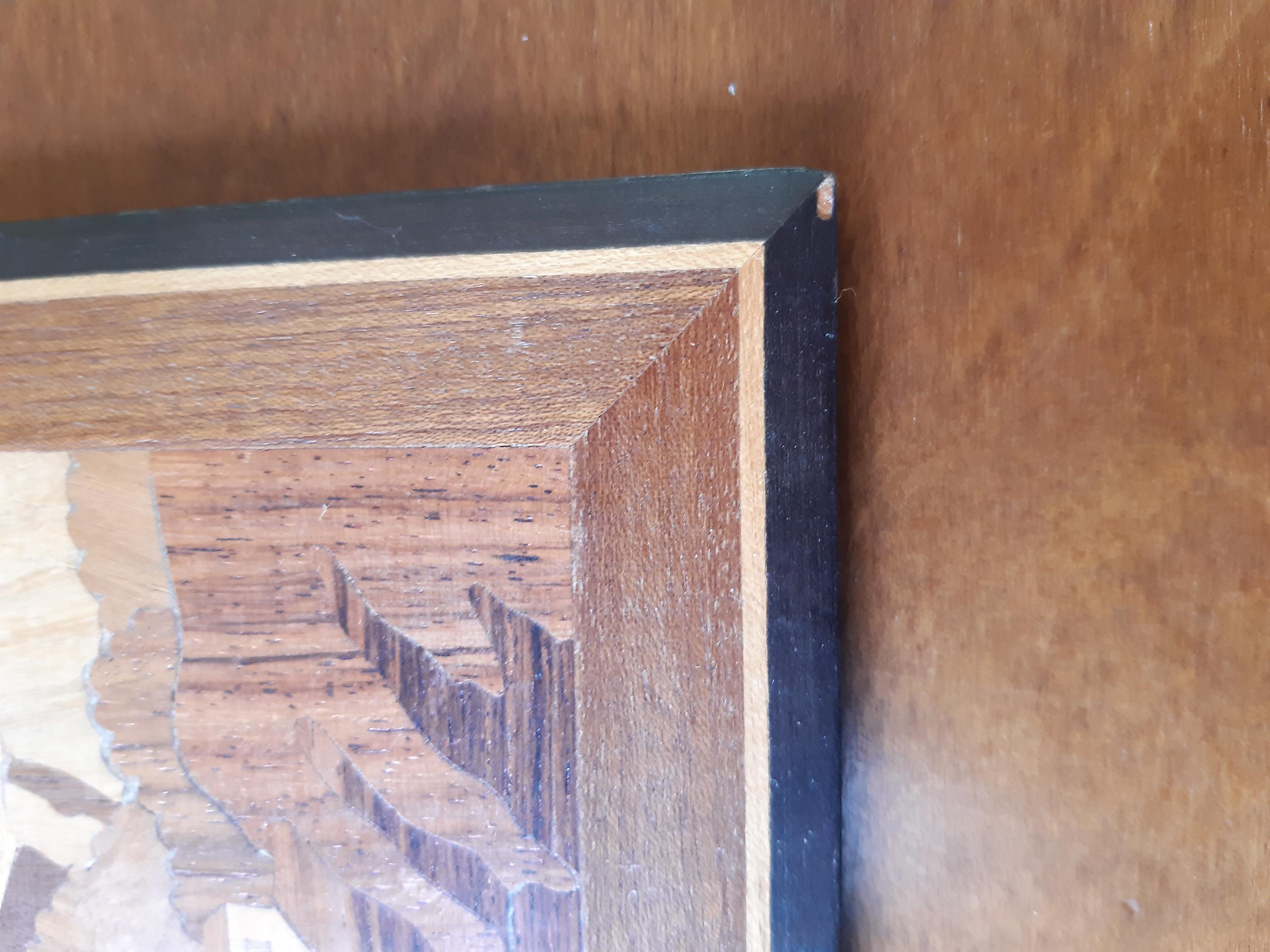 ヴィンテージ象嵌細工 - 木象嵌絵画。イタリア、ソレント - Etsy 日本