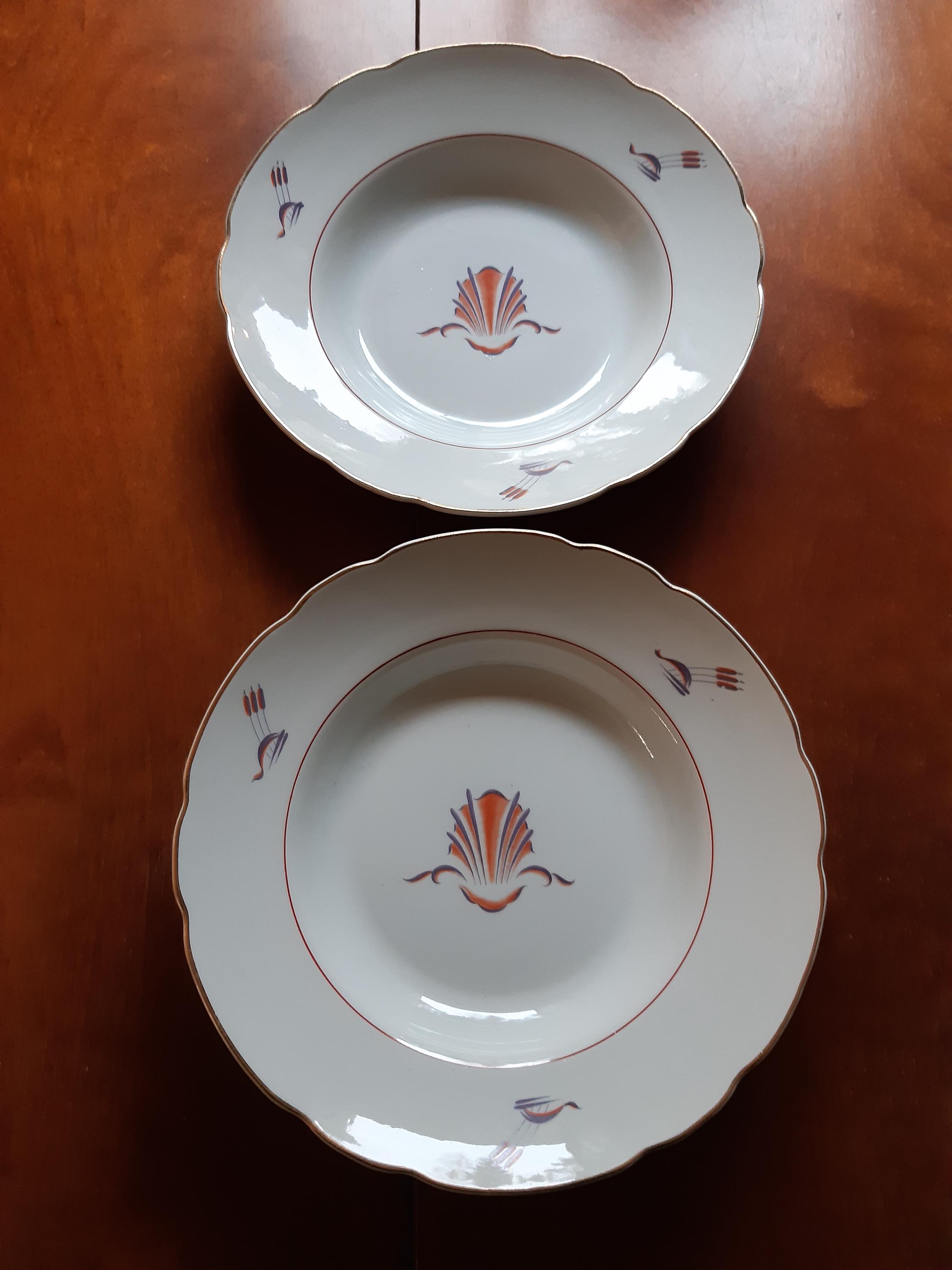 Buy Arabia Art Deco Deep Dinner Plates Online in India - Etsy